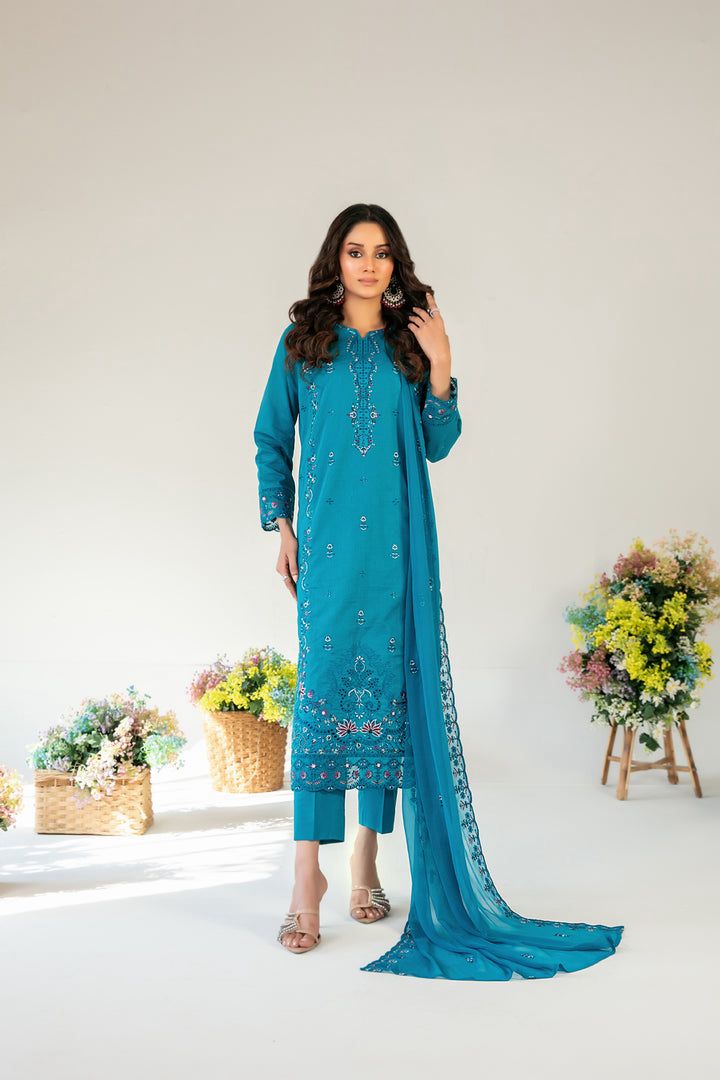 Shahid Tawakkal Volume Ambrea – Unstitched Lawn Suit Summer Collection