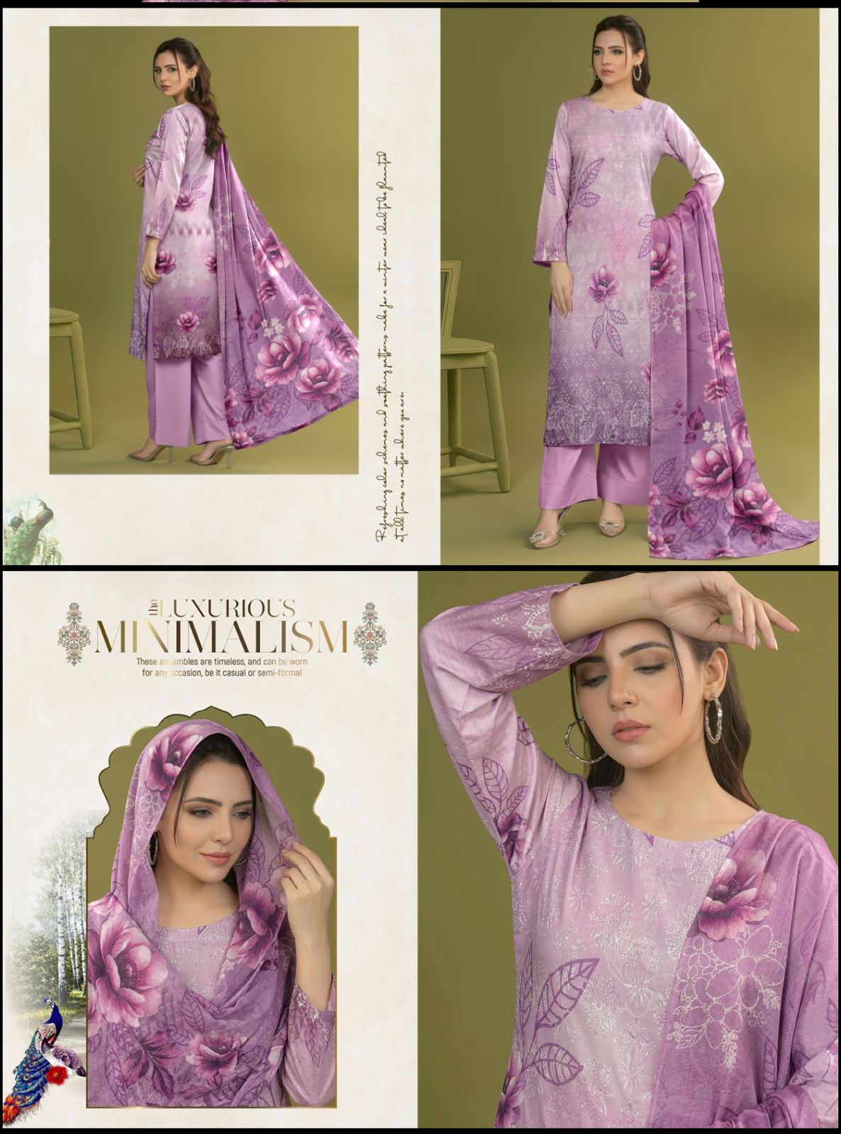 Milli Fashion Volume Bahar Ke Rang – Unstitched Lawn Suit Summer Collection