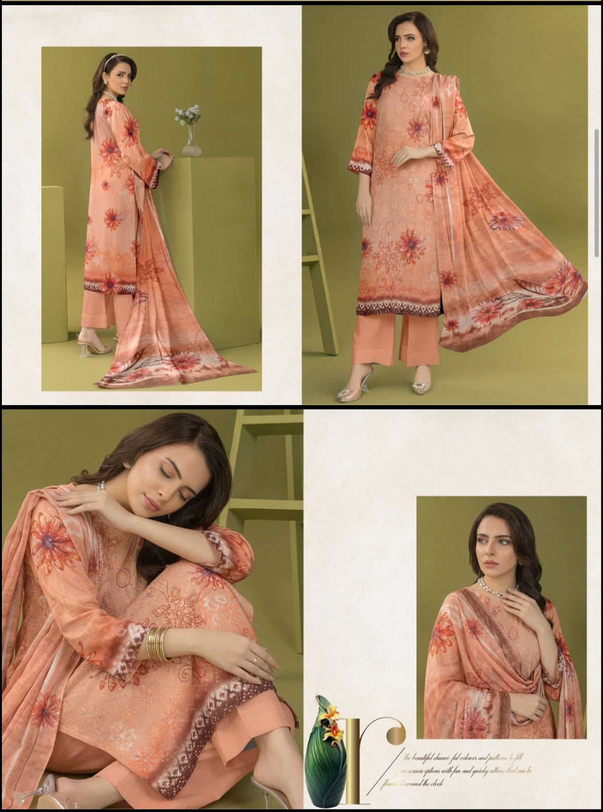 Milli Fashion Volume Bahar Ke Rang – Unstitched Lawn Suit Summer Collection