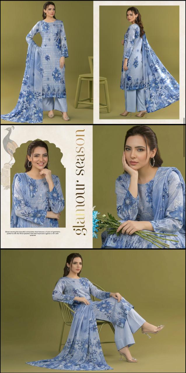 Milli Fashion Volume Bahar Ke Rang – Unstitched Lawn Suit Summer Collection