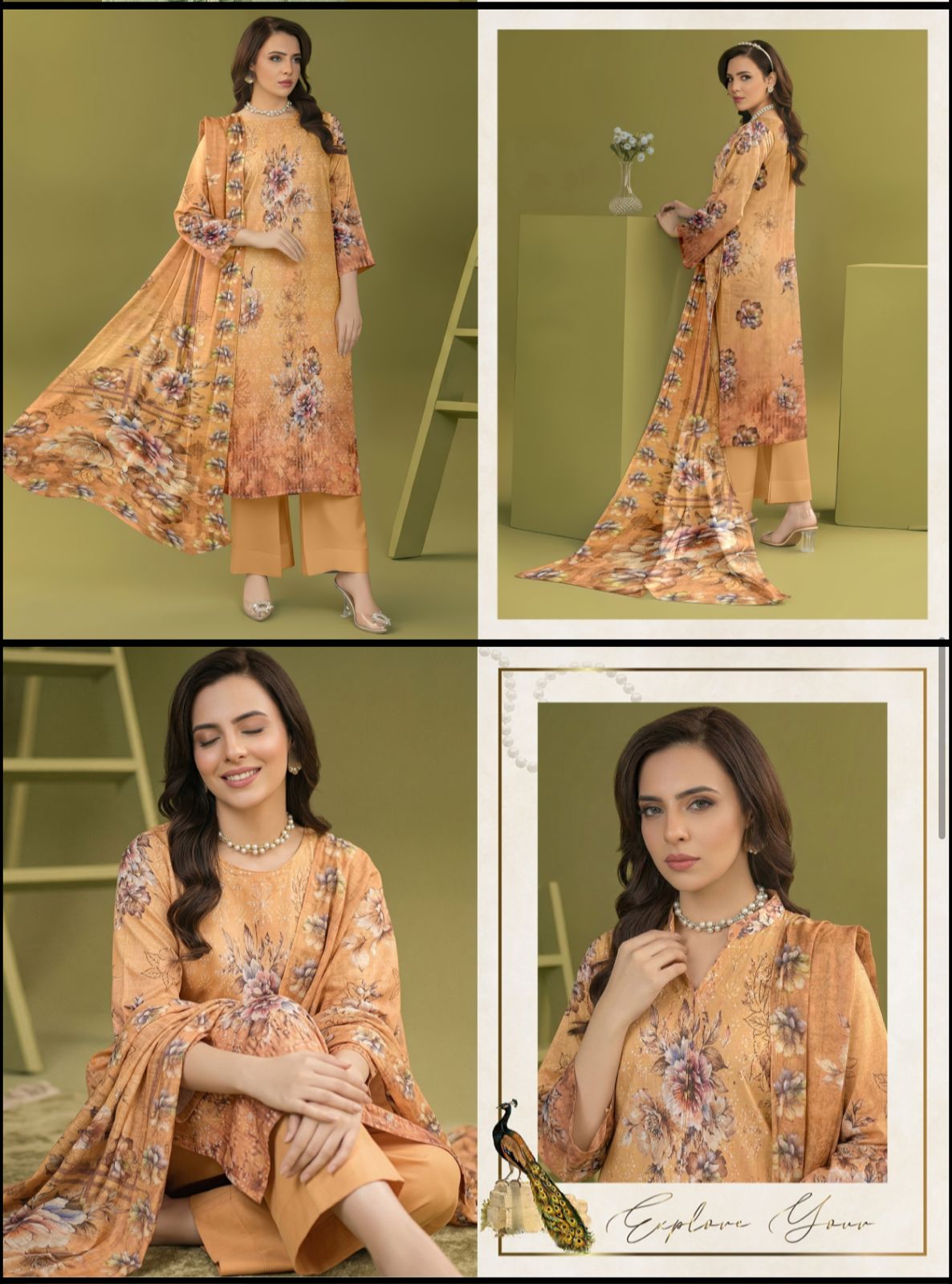 Milli Fashion Volume Bahar Ke Rang – Unstitched Lawn Suit Summer Collection