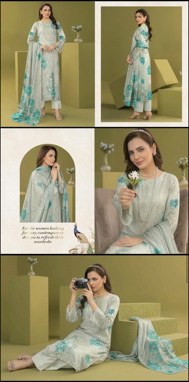 Milli Fashion Volume Bahar Ke Rang – Unstitched Lawn Suit Summer Collection