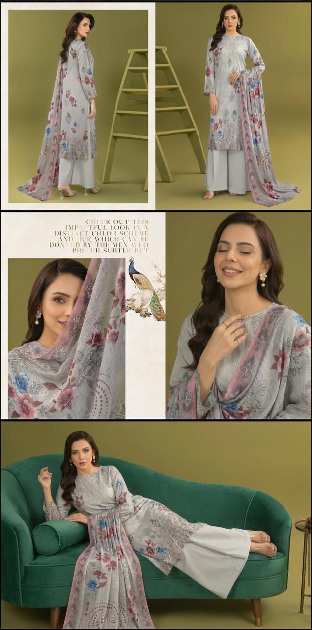 Milli Fashion Volume Bahar Ke Rang – Unstitched Lawn Suit Summer Collection