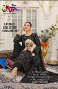 Premium Printed Lawn Suit with Plain Trouser (Special Black)